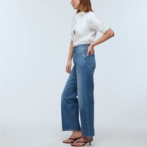 Madewell Wide-Leg Perfect Vintage Denim, Indigo, 28T (tall)